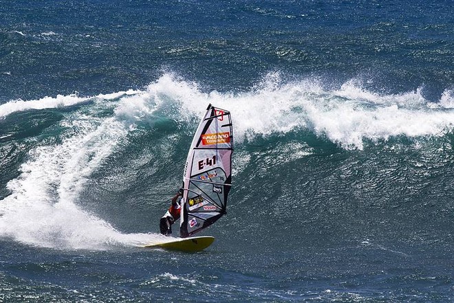 Big wave for Alonso - PWA Tenerife World Cup 2011 day two © PWA World Tour http://www.pwaworldtour.com